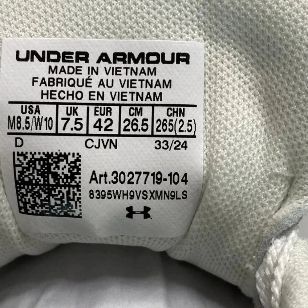 NEW UNDER ARMOUR Sneakers Unisex 8.5M/10W UA Forge 96 Leather